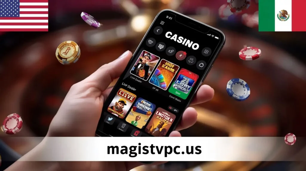 Smartphone showing CK999 casino app with slots and live dealer.