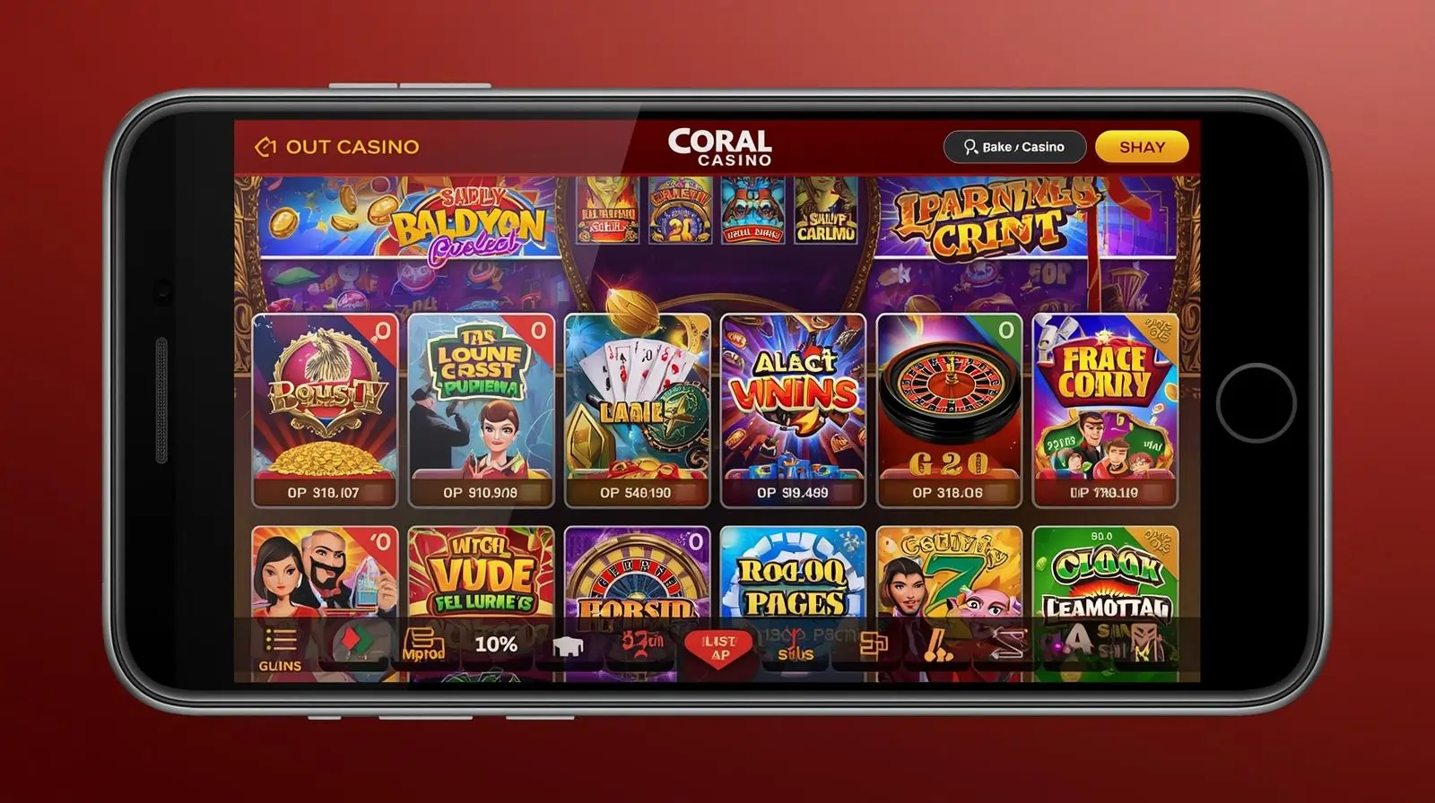 Coral Casino APK mobile app gameplay in the USA
