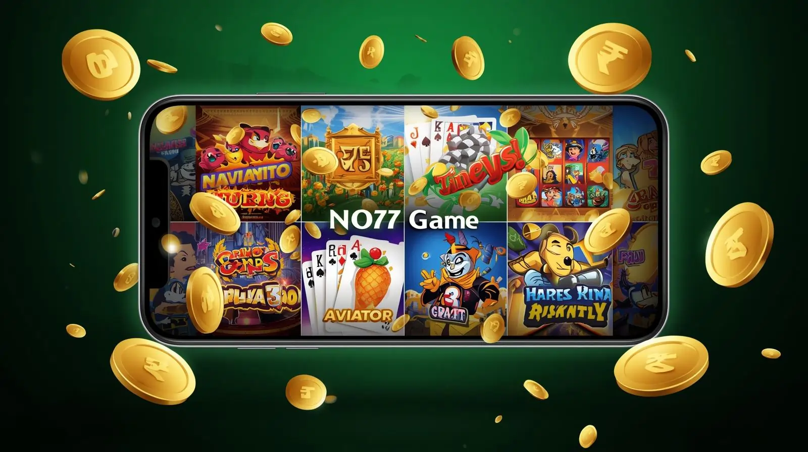 No777 Game mobile app showing slots and earning games with PKR rewards in Pakistan